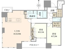 【大阪府/大阪市北区曾根崎】梅田ガーデンレジデンス 間取り図