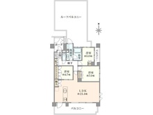 【大阪府/豊中市桜の町】ファインフラッツ豊中桜の町 間取り図
