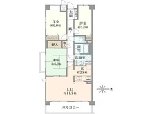 【大阪府/池田市住吉】ステイツ池田フラッツ 間取り図