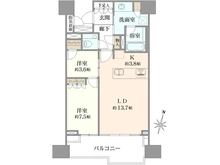 【大阪府/大阪市都島区片町】プラウド大阪城 間取り図
