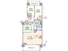 【大阪府/豊中市新千里南町】プラウド千里桃山台 間取り図