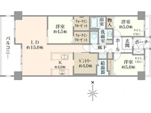 【大阪府/池田市呉服町】サンシティ池田 間取り図