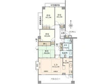 【大阪府/豊中市本町】ステイツ豊中本町レジデンス 間取り図