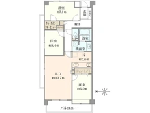 【兵庫県/西宮市清水町】グランステイツ夙川 間取り図