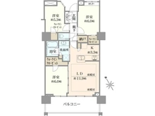 【東京都/練馬区東大泉】プラウドタワー大泉学園 間取り図