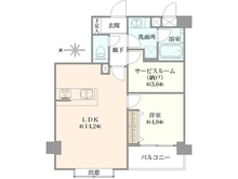 【東京都/新宿区赤城下町】グランシャリオ神楽坂 間取り図