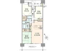 【東京都/西東京市谷戸町】コスモひばりが丘ザ・ガーデンズフォートブリリアントヒル 間取り図