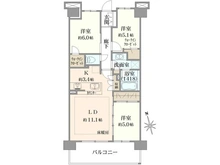 【東京都/西東京市谷戸町】ザ・レジデンスひばりが丘 間取り図