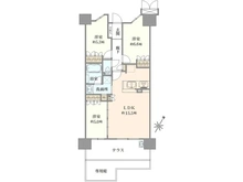 【東京都/西東京市ひばりが丘】プレミストひばりが丘 間取り図