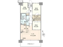 【東京都/西東京市谷戸町】ザ・レジデンスひばりが丘 間取り図