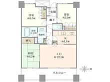 【東京都/練馬区石神井町】石神井公園ピアレス 間取り図