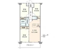 【東京都/練馬区谷原】レクセルマンション石神井公園 間取り図
