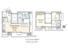 【東京都/台東区根岸】プリムローズ根岸ビーフォート 間取り図
