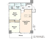 【東京都/台東区清川】アリュージュ南千住 間取り図