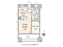 【東京都/台東区三ノ輪】ダイナシティ台東三ノ輪 間取り図