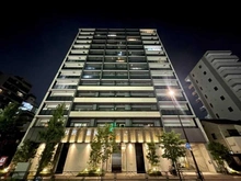 【東京都/荒川区東日暮里】クレヴィア日暮里 THE PLACE 外観：夜バージョン