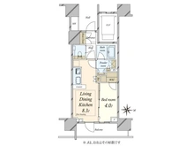 【東京都/荒川区東日暮里】クレヴィア日暮里 THE PLACE 間取り図