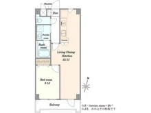 【東京都/世田谷区太子堂】藤和三軒茶屋コープ 間取り図