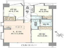 【東京都/台東区西浅草】アーバンスクエア浅草 間取り図