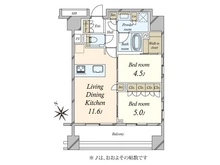 【東京都/台東区上野】プレシス上野リュクス 間取り図