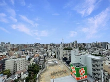 【東京都/荒川区東日暮里】クレヴィア日暮里 THE PLACE 眺望：バルコニーから撮影（ズームなし）