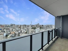 【東京都/荒川区東日暮里】クレヴィア日暮里 THE PLACE 眺望＆バルコニー：バルコニーから撮影（ズームなし）