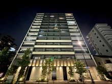 【東京都/荒川区東日暮里】クレヴィア日暮里 THE PLACE 外観：夜バージョン