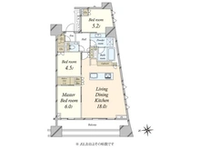 【東京都/港区南麻布】パークコート南麻布 間取り図