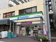 【東京都/台東区松が谷】アルシェ上野松が谷 ファミリーマート台東入谷駅前店（現地より約700m）