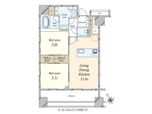 【東京都/台東区上野】プレシス上野リュクス 間取り図