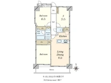 【東京都/荒川区荒川】ライオンズマンション町屋第三 間取り図