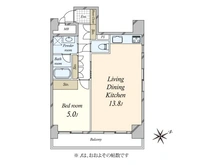 【東京都/墨田区向島】ヴェラハイツ隅田公園 間取り図