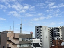 【東京都/台東区浅草橋】ラ・アトレレジデンス浅草橋 眺望：バルコニーから（ズーム有）