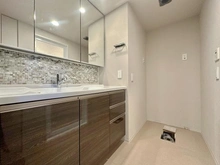 【東京都/江東区亀戸】ザ・パークハウス亀戸 洗面室：リフォーム中(2026年4月10日完了予定)