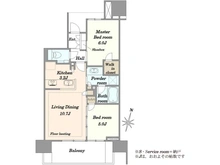 【埼玉県/さいたま市大宮区桜木町】プラウド大宮桜木町 間取り図