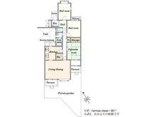 【神奈川県/秦野市鶴巻南】鶴巻ガーデンシティひかりの街　A号棟 間取り図