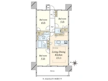 【埼玉県/さいたま市大宮区土手町】プレシス大宮アルティア 間取り図
