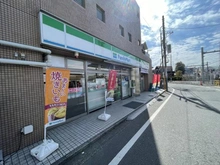 【東京都/立川市羽衣町】ブリリア西国立 ファミリーマート西国立駅前店（現地より約340m）