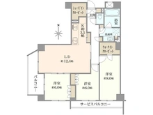 【神奈川県/横浜市西区宮崎町】プレシス横濱紅葉坂 間取り図