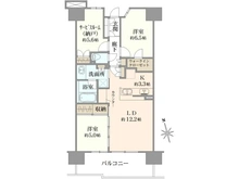 【東京都/八王子市八幡町】オーベルグランディオ八王子エアーズ 間取り図