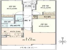 【東京都/練馬区西大泉】グランコート大泉学園 間取り図