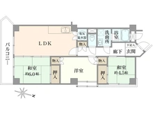 【東京都/国立市富士見台】サン・フォーレ国立 間取り図