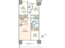 【東京都/八王子市子安町】オハナ八王子オークコート 間取り図