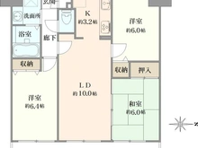 【東京都/八王子市八幡町】クレアメゾン八王子 間取り図