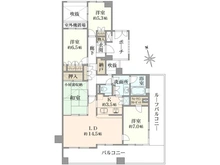 【東京都/八王子市大塚】エフヴェール・ヒルズ エアリーコート 間取り図