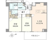【東京都/中野区東中野】オープンレジデンシア東中野パークサイド 間取り図