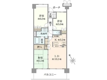 【東京都/立川市錦町】サンクレイドル立川錦町 間取り図