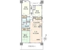 【東京都/日野市東平山】サンクレイドル日野東平山 間取り図