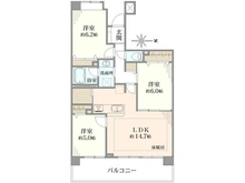 【東京都/練馬区関町北】ブロッサムコートむさし野 ビュー・ウイング 間取り図