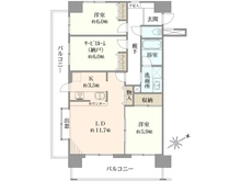 【東京都/日野市栄町】ライオンズプラザ日野駅前 間取り図